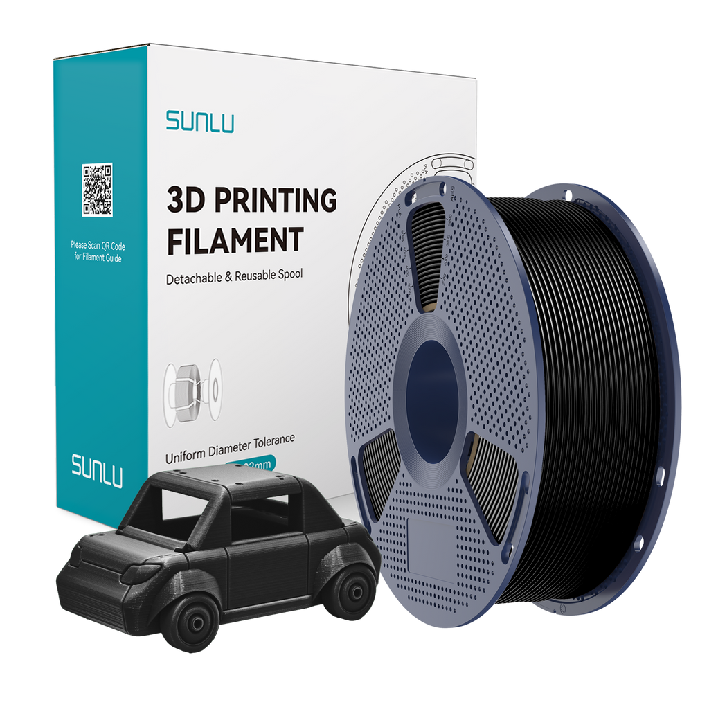 SUNLU PETG Filament Black 1.75mm (1kg) - Tough & Chemical Resistant AU
