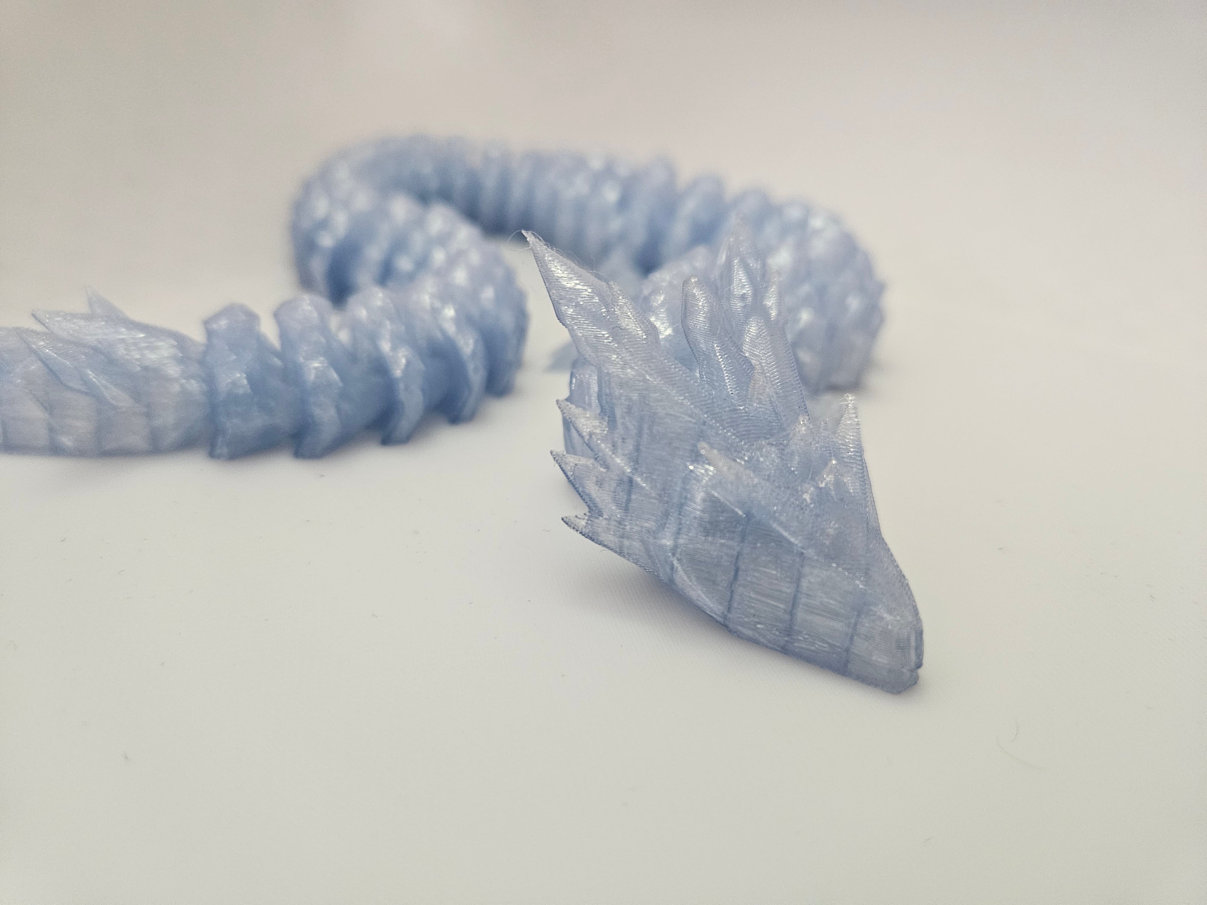 Articulated Crystal Dragon (Not spikey)