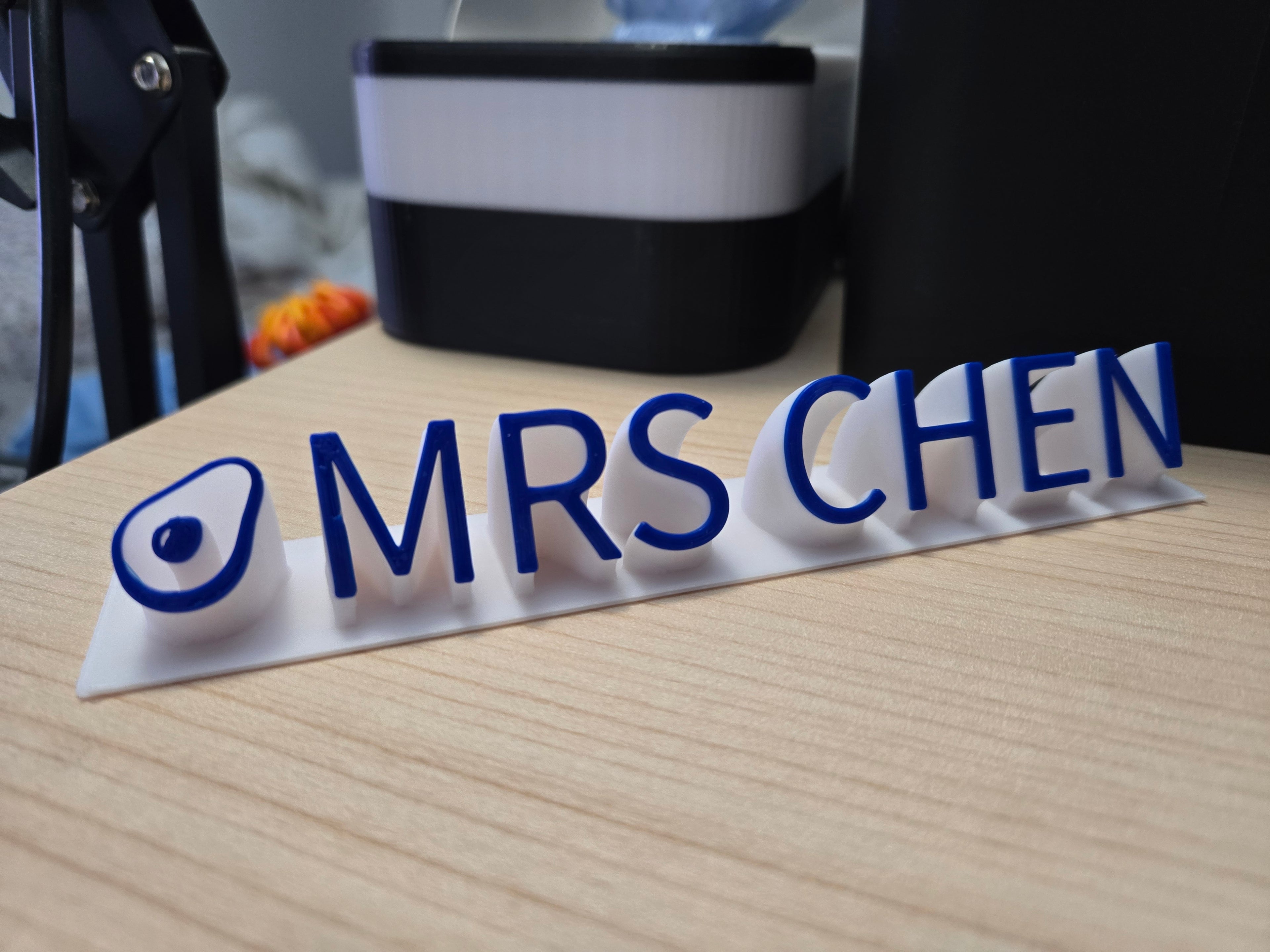 Customised Name Plate - by Makkuro