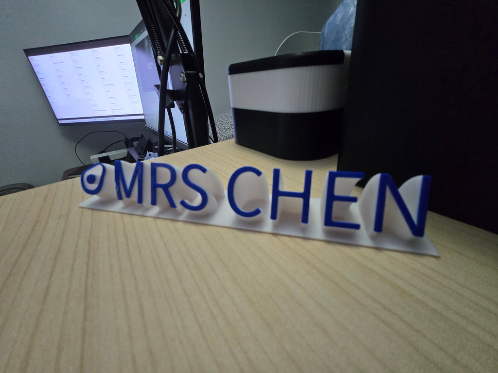 Customised Name Plate - by Makkuro