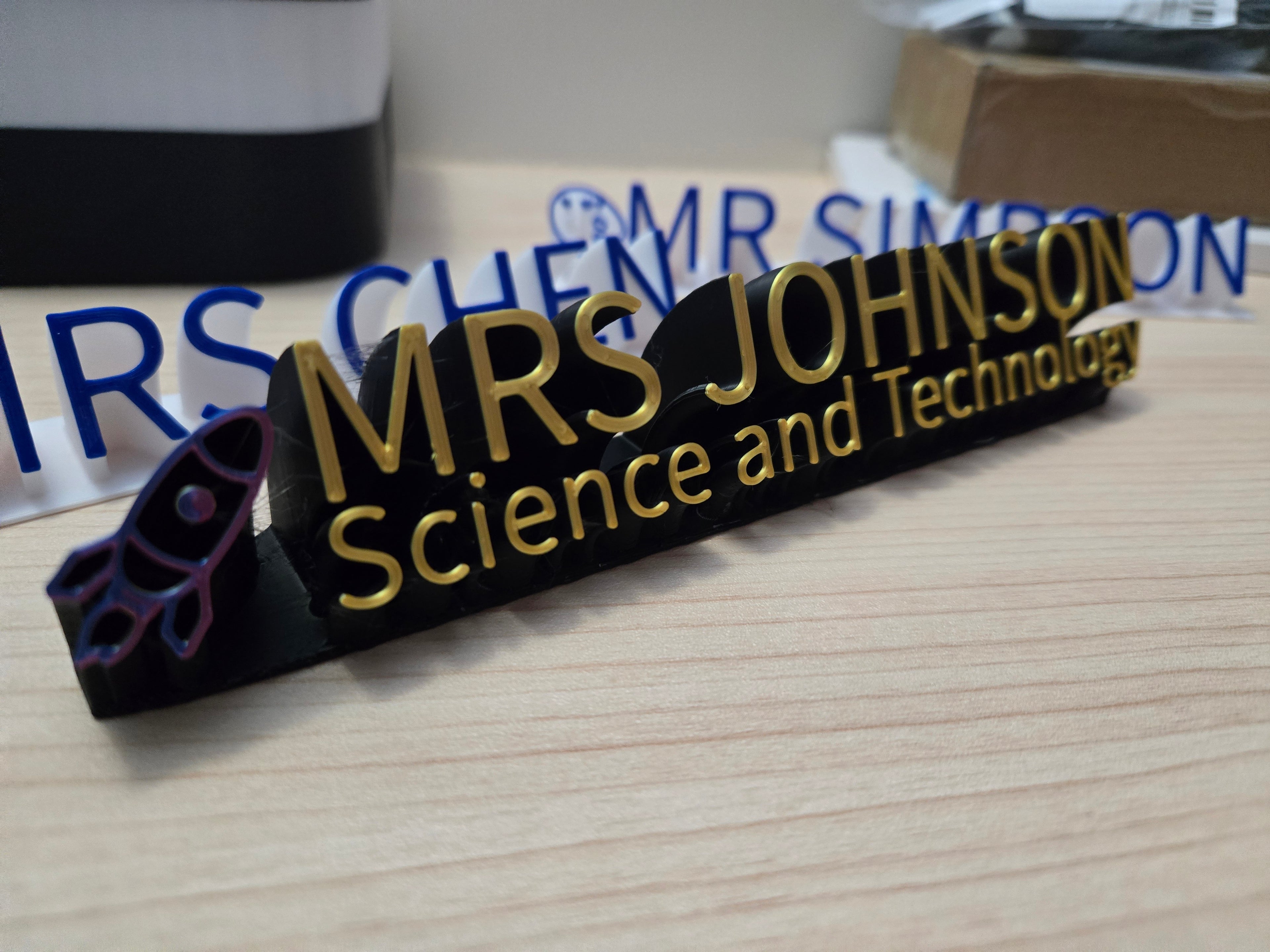 Customised Name Plate - by Makkuro