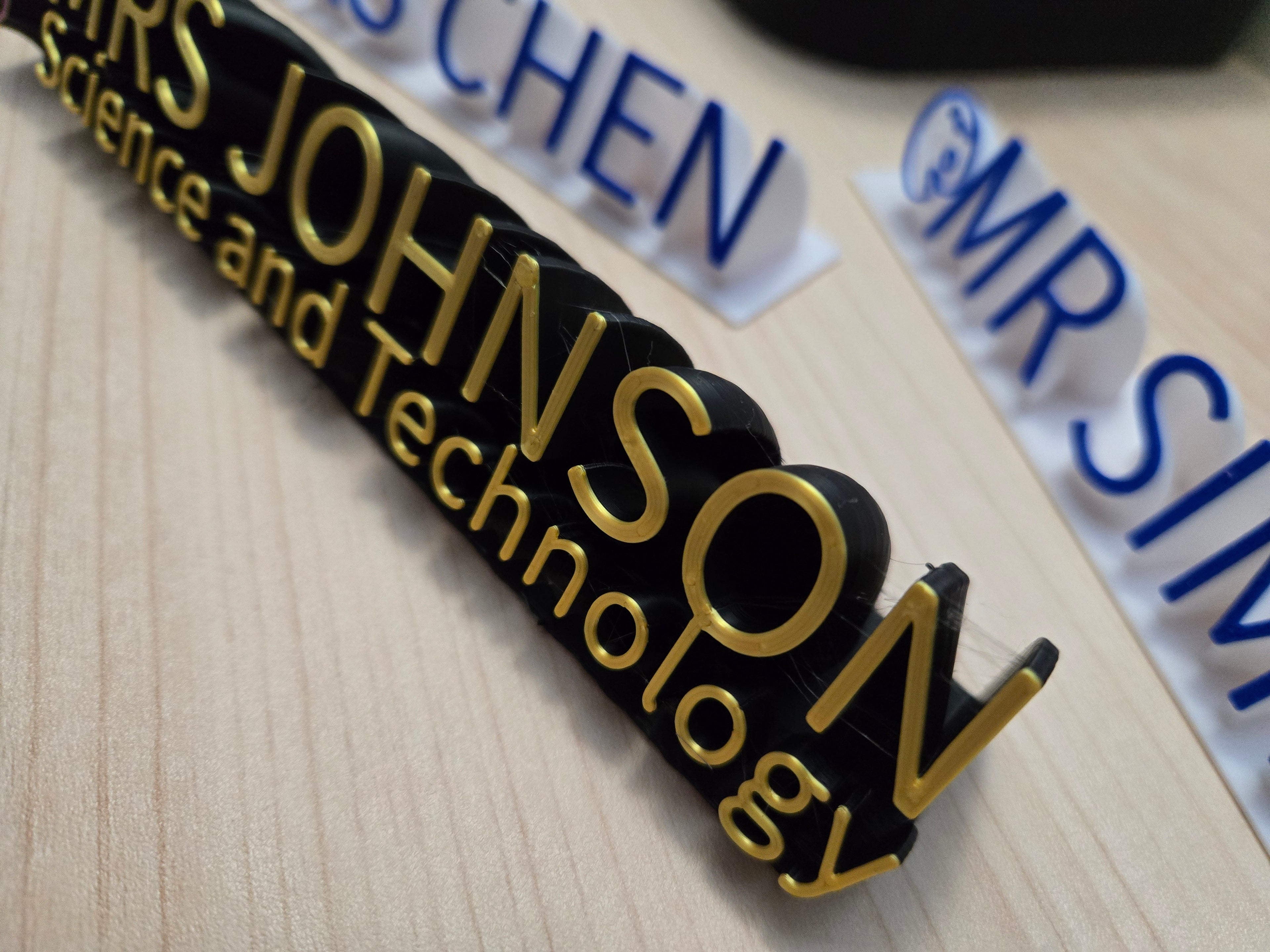 Customised Name Plate - by Makkuro