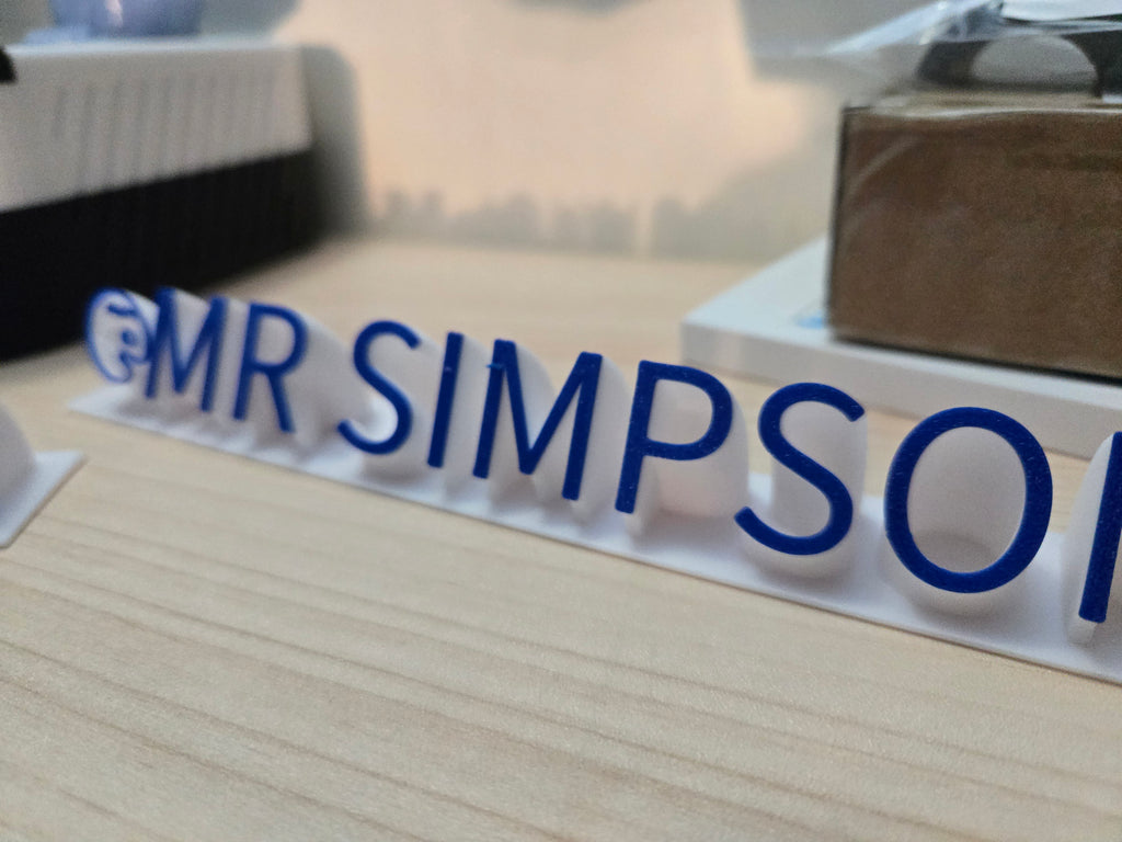 Customised Name Plate - by Makkuro