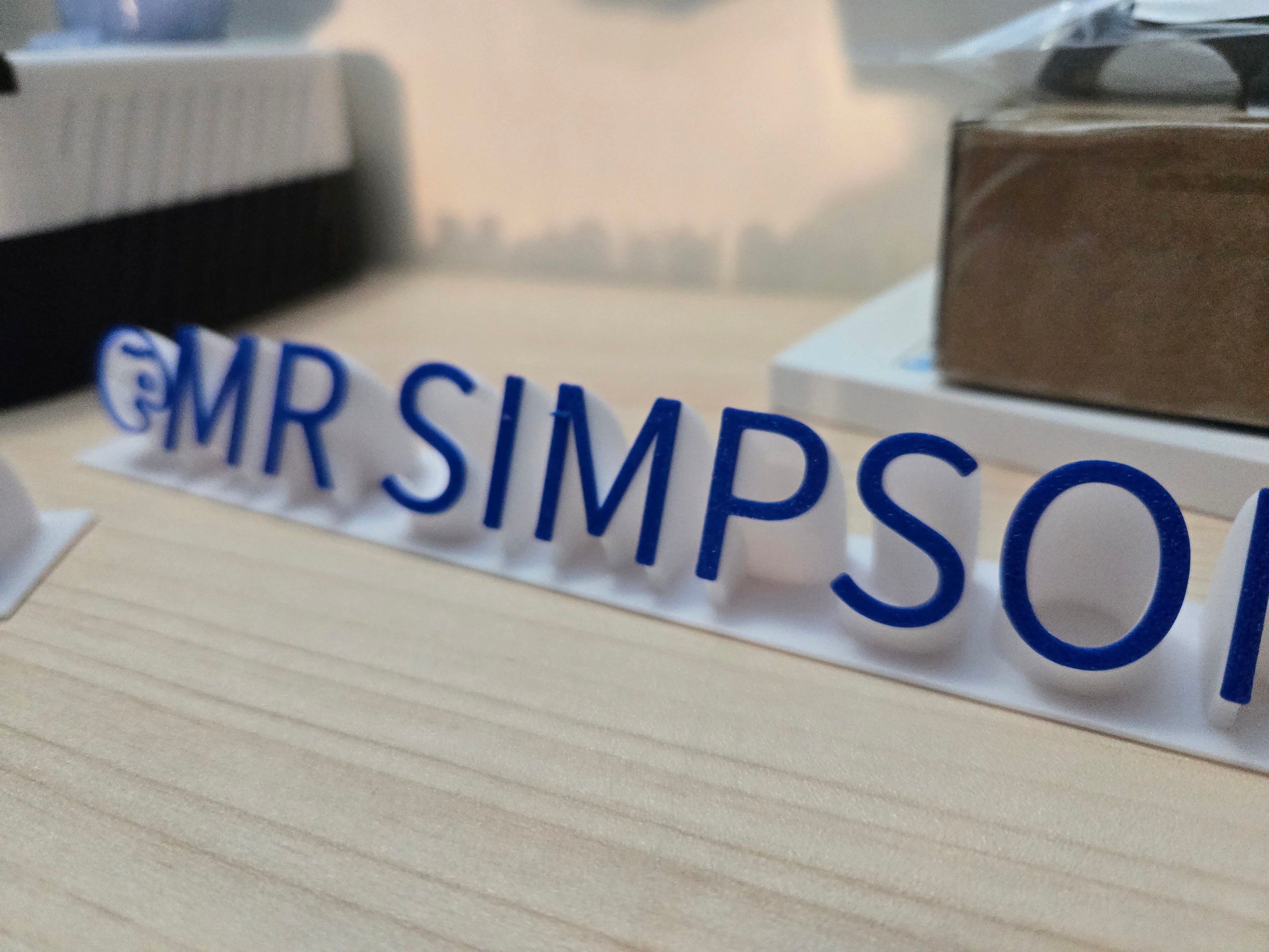 Customised Name Plate - by Makkuro