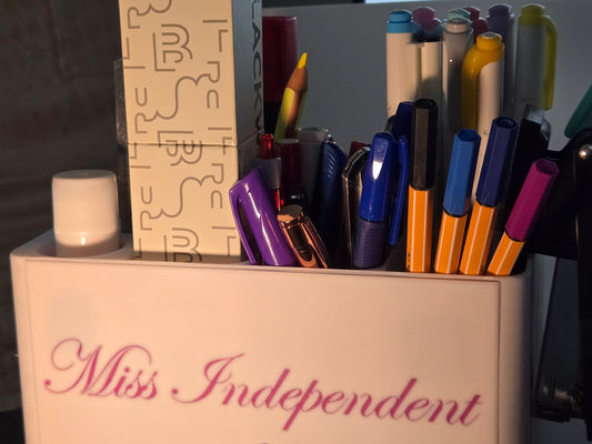 Personalised 3D Printed Desk Organiser | Custom Teacher & Student Pen Holder