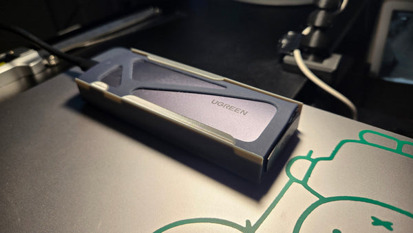 UGREEN SSD on a laptop.