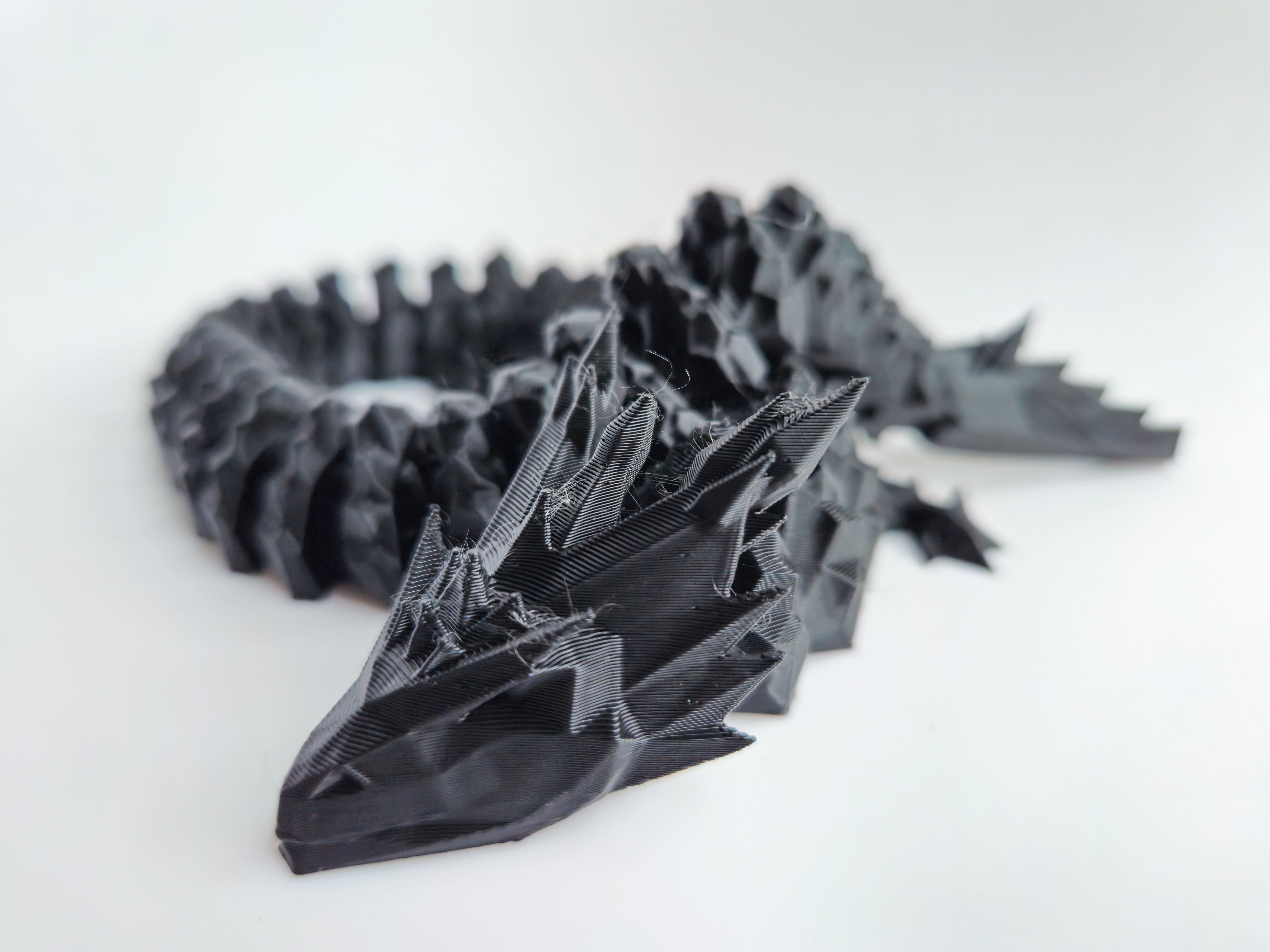 Articulated Crystal Dragon (Not spikey)