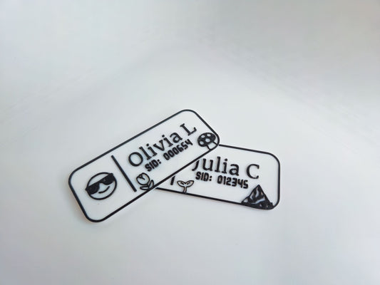 Custom Student Name Tag (25 pk)