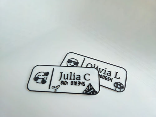 Custom Student Name Tag (25 pk)