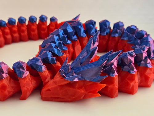 Articulated Crystal Dragon (Not spikey)