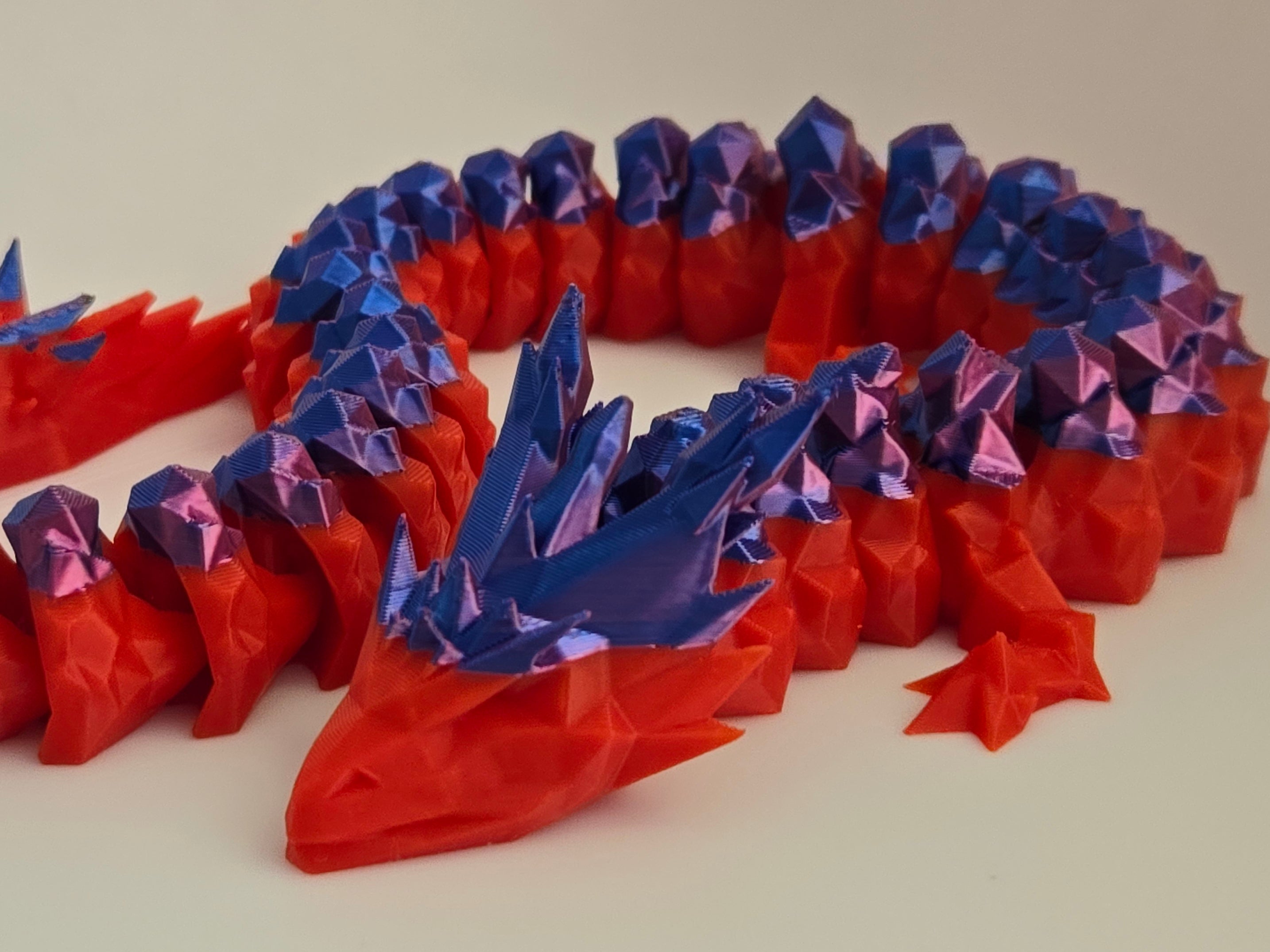 Articulated Crystal Dragon (Not spikey)