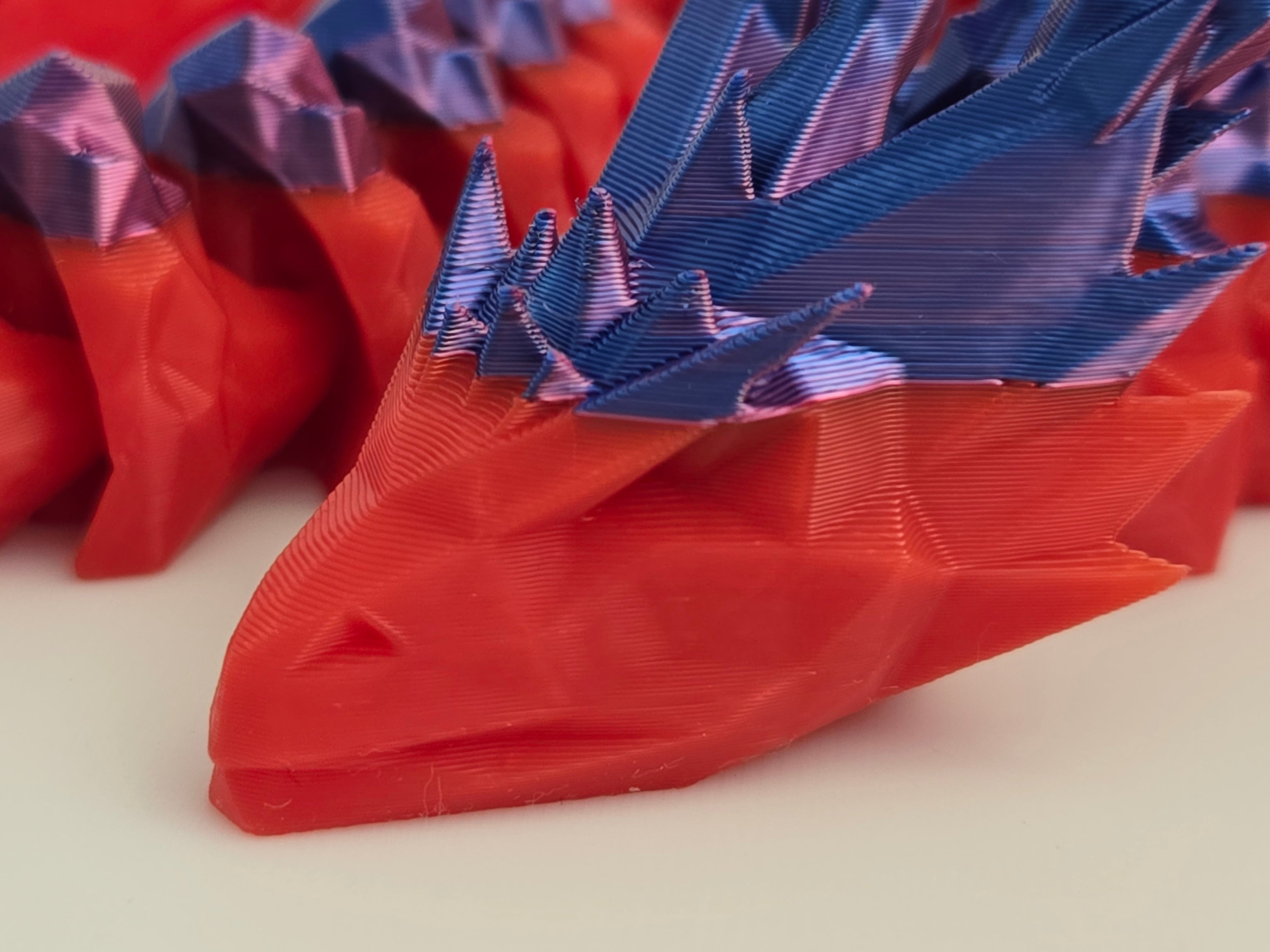 Articulated Crystal Dragon (Not spikey)