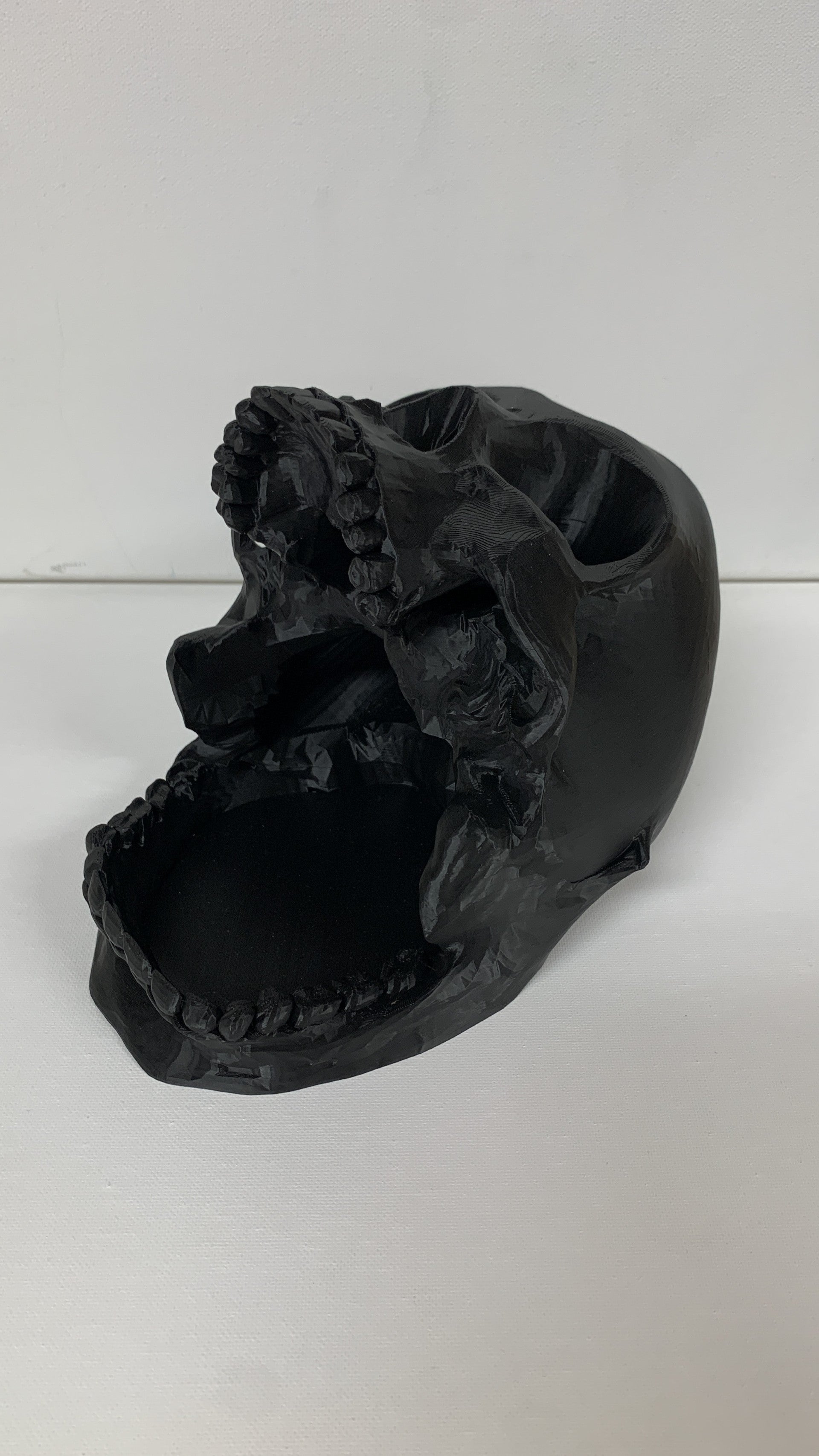 Human Skull Dice Tower