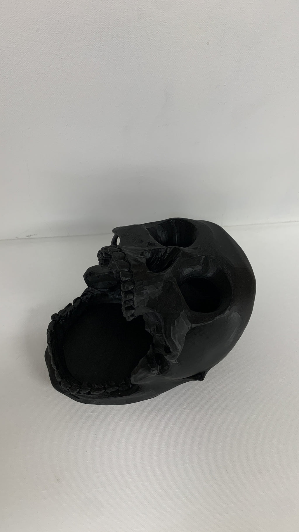 Human Skull Dice Tower