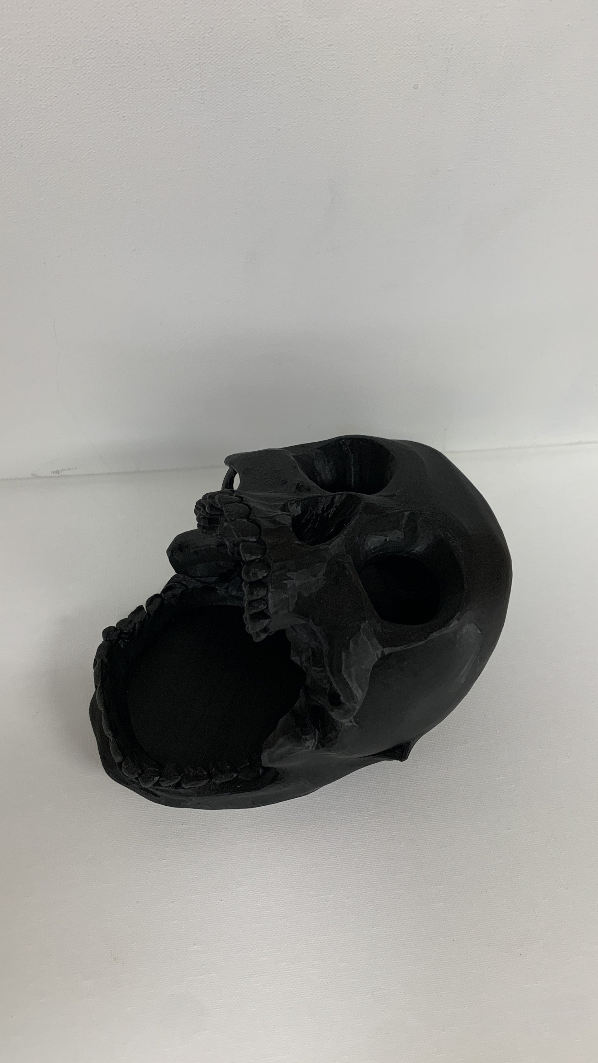 Human Skull Dice Tower