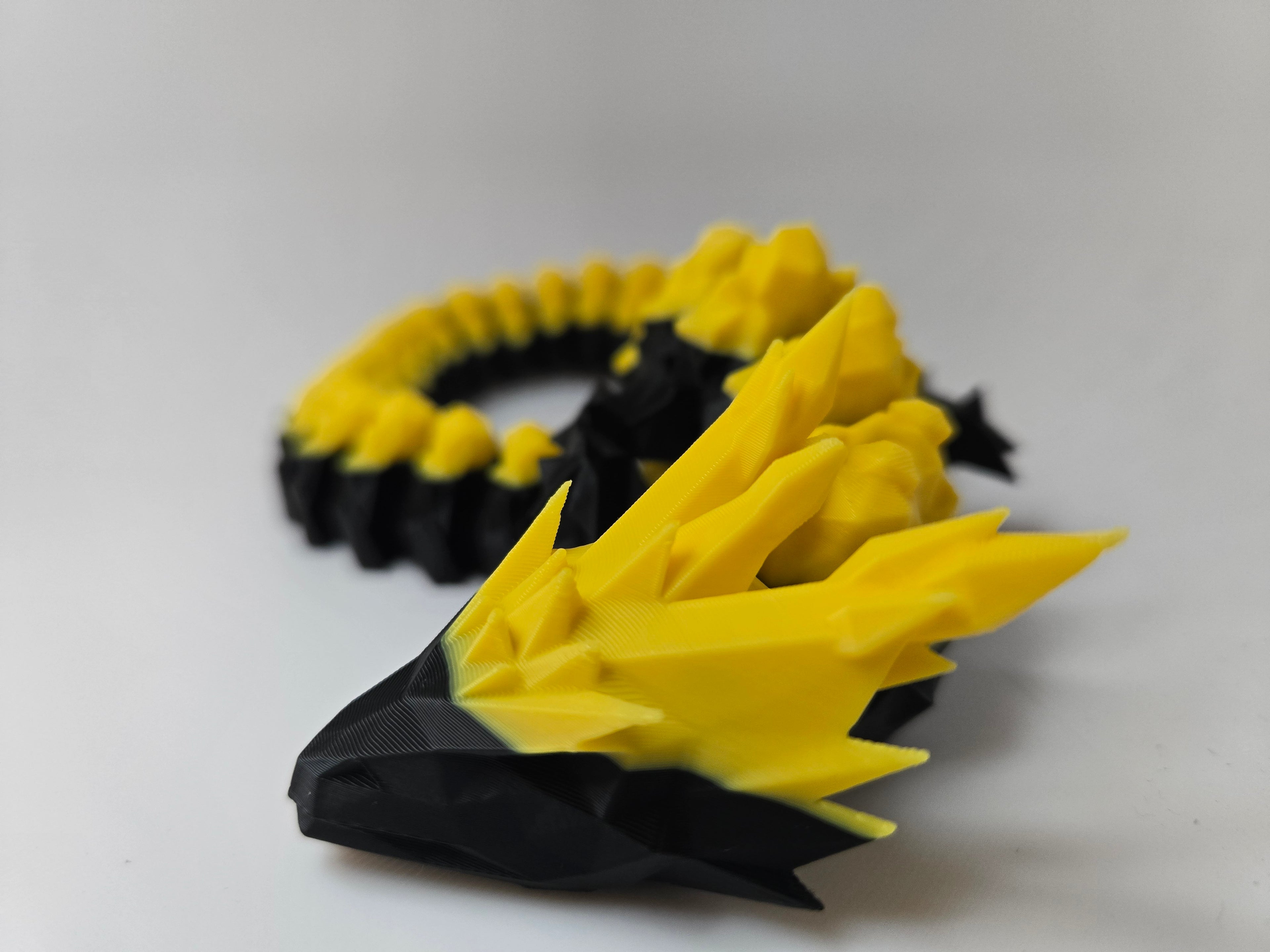 Articulated Crystal Dragon (Not spikey)