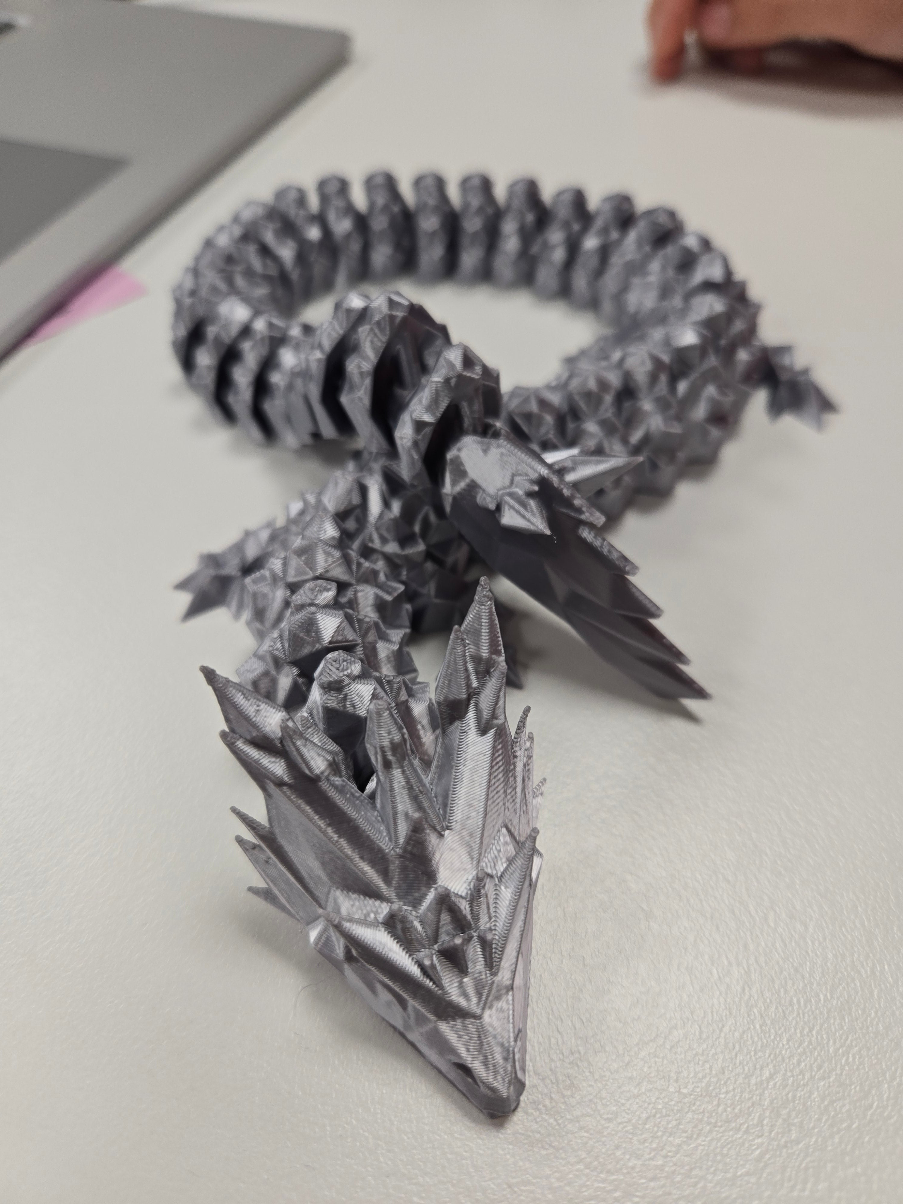 Articulated Crystal Dragon (Not spikey)