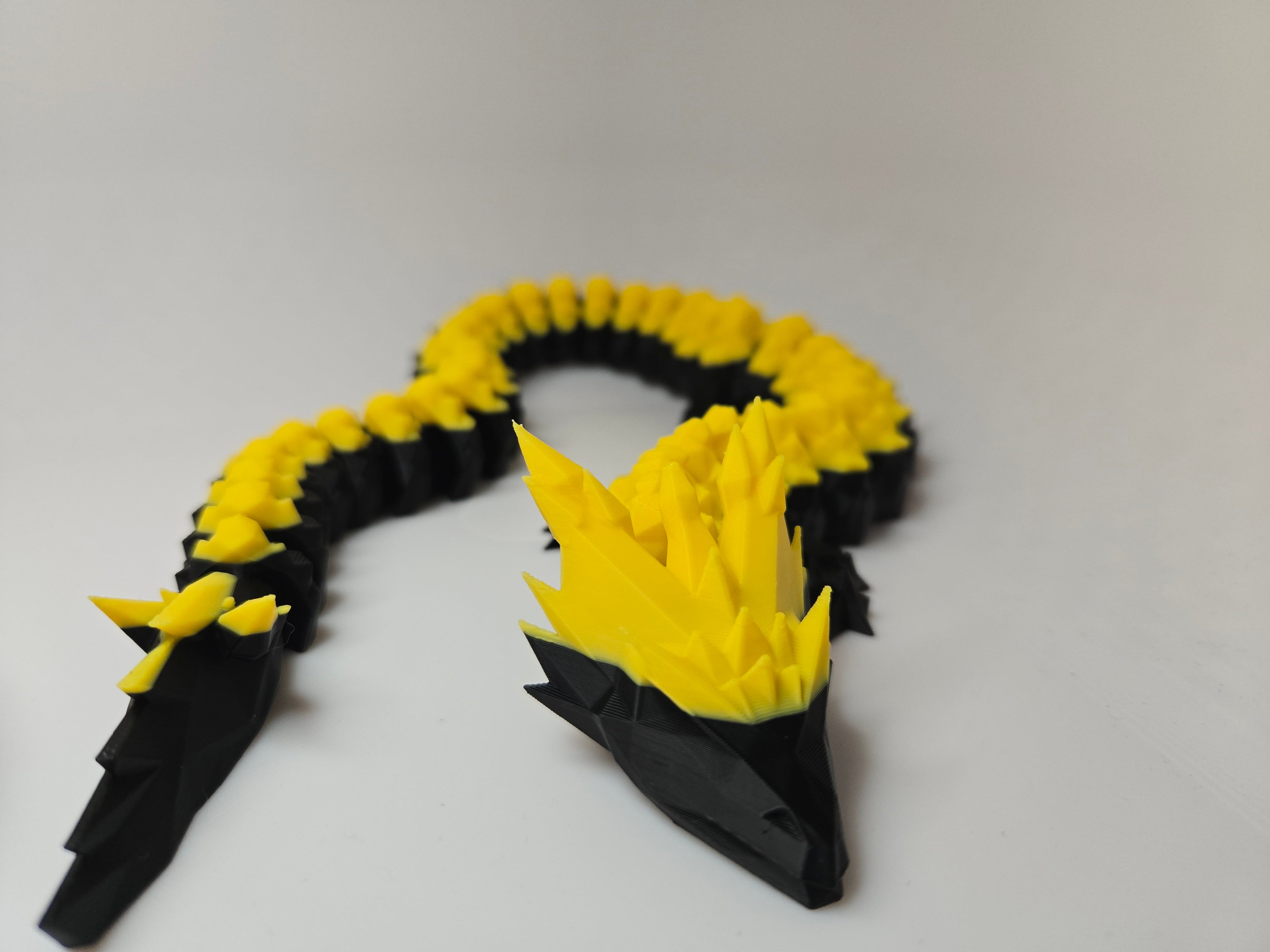 Articulated Crystal Dragon (Not spikey)